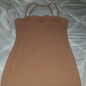 Tanish/pinkish brown dress